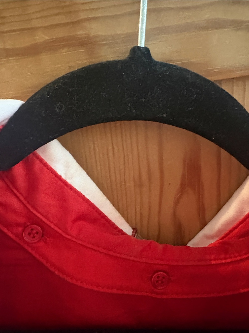 NWT Maje Sz 1 (Sm) Red Sleeveless Mini Dress with Removeable Peter Pan Collar - Picture 6 of 7